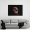 Cuadro Calavera Huichol Scene - Imagen 2