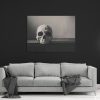 Cuadro Calavera Blanco y Negro Scene - Imagen 2