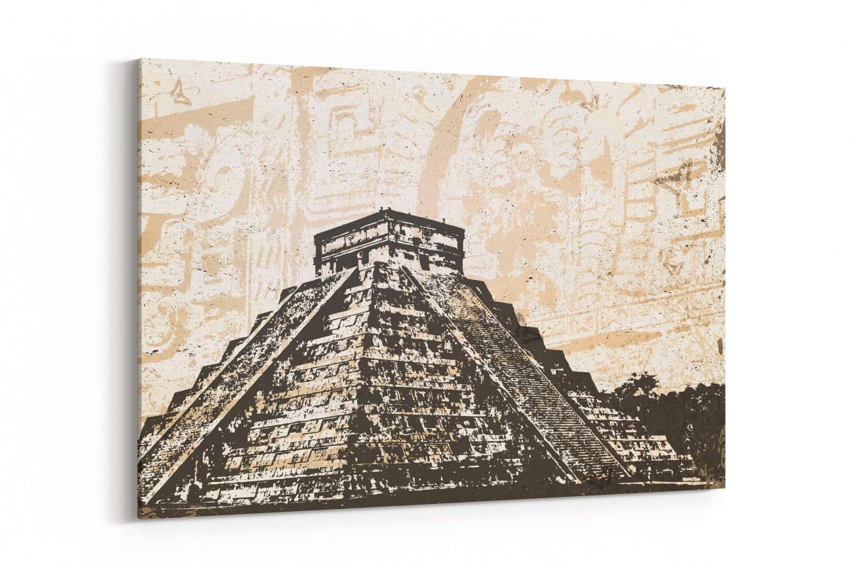 Cuadro Chichén Itzá Scene