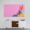 Cuadro Cactus Rosa Scene - Imagen 3