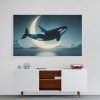 Cuadro Orca y Luna Scene - Imagen 2