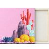 Cuadro Canvas Cactus Rosa Scene - Imagen 2