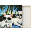 Cuadro Canvas Gatos Playeros Scene - Imagen 2