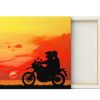 Cuadro Canvas Motociclistas Atardecer Scene - Imagen 2