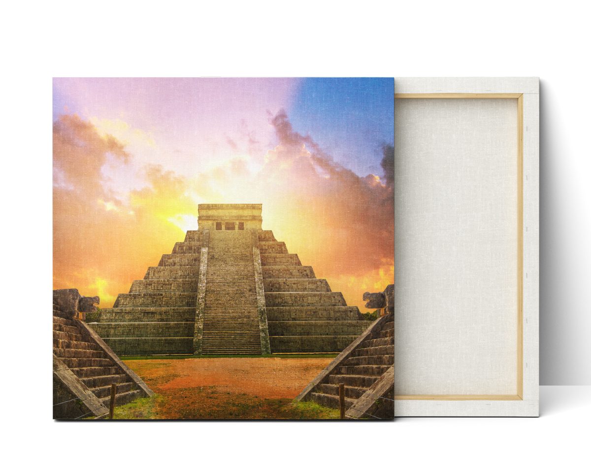 Cuadro Canvas Chichen Atardecer Scene