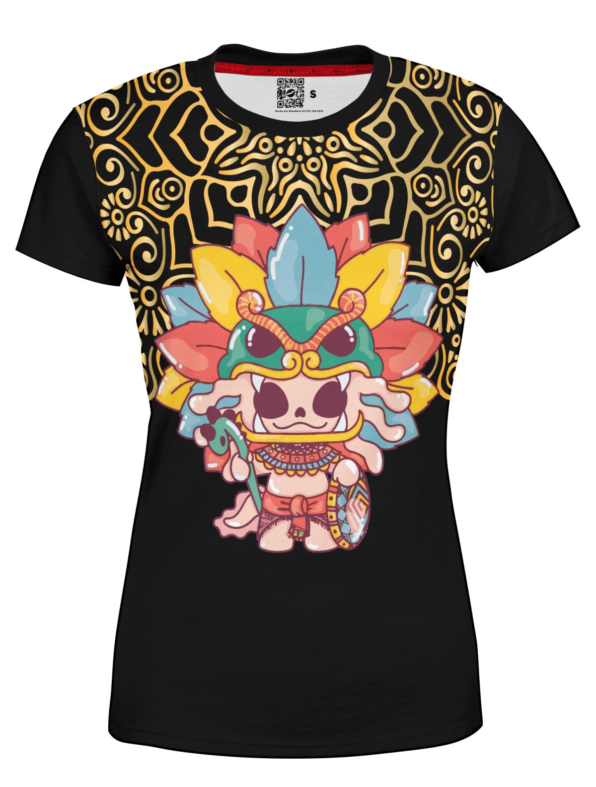 Playera Dama Manga Corta Guerrero Ajolote L0025