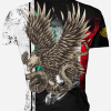 Playera Caballero Manga Corta México Águila Beige - Imagen 2