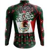 Jersey Ciclismo Manga Larga Maillot Mtb Viva México Bandera Manchas A0064 - Imagen 2