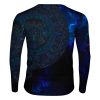Playera Caballero Manga Larga Guerrero México Azteca Azul - Imagen 2