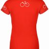 Playera Dama Manga Corta Roja Bicicleta Infinito - Imagen 2