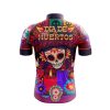 Jersey Ciclismo Manga Corta Maillot Mtb  Catrina con Trenzas Día de Muertos Altar A0067 - Imagen 2