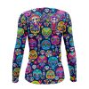 Playera Dama Manga Larga Catrines Calaveritas Neón A0069 - Imagen 2