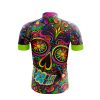 Jersey Ciclismo Manga Corta Maillot Mtb  Catrina Colores Vibrantes Neón A0073 - Imagen 2