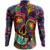 Jersey Ciclismo Manga Larga Maillot Mtb Catrina Colores Vibrantes Neón A0073 - Imagen 2