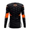 Playera Dama Manga Larga Motor Cycles Harley Davidson Naranja - Imagen 2