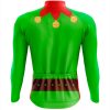 Jersey Ciclismo Manga Larga Maillot Mtb Elfo Navidad Duende A0077 - Imagen 2