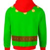 Sudadera Full Print Elfo Navidad Duende A0077 - Imagen 2