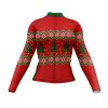 Jersey Ciclismo Manga Larga Maillot Mtb Suéter Árboles Navidad Rojo A0078 - Imagen 3
