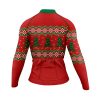 Jersey Ciclismo Manga Larga Maillot Mtb Suéter Árboles Navidad Rojo A0078 - Imagen 4