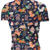 Playera Caballero Manga Corta Perrito y Gatitos Navideños A0080 - Imagen 2