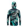 Jersey con Gorro y Bandana Pesca Pez Marlín Fishing Turquesa A0019 - Imagen 2