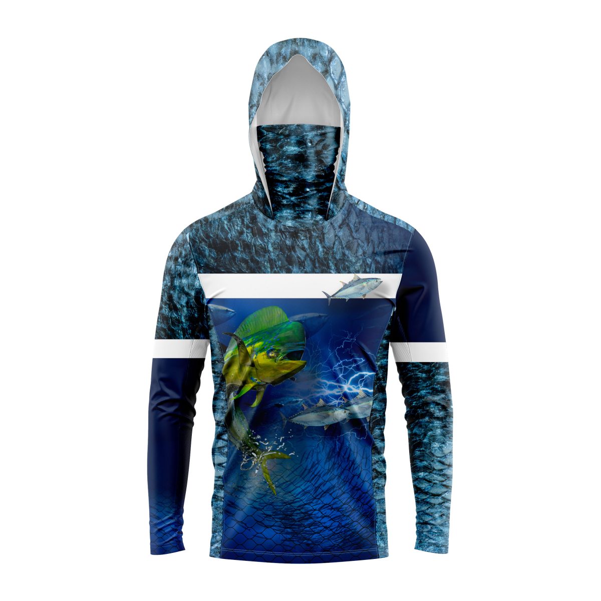 Jersey con Gorro y Bandana Pesca Golden Tuna