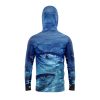 Jersey con Gorro y Bandana Pesca Peces Tuna Mar Agua Azul - Imagen 2