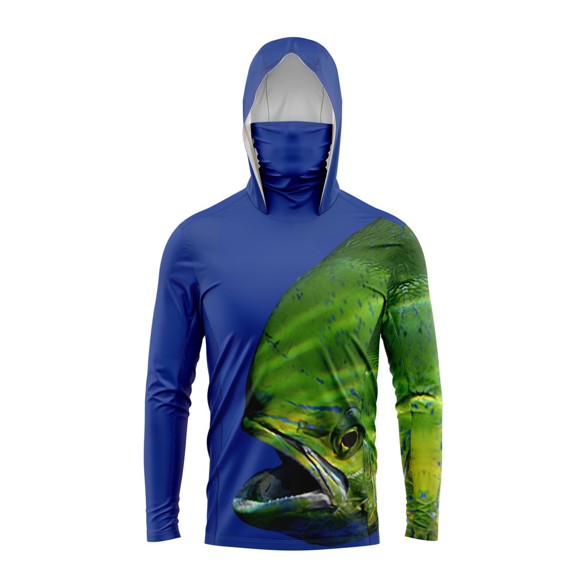 Jersey con Gorro y Bandana Pesca Pez Verde Mahi Mahi