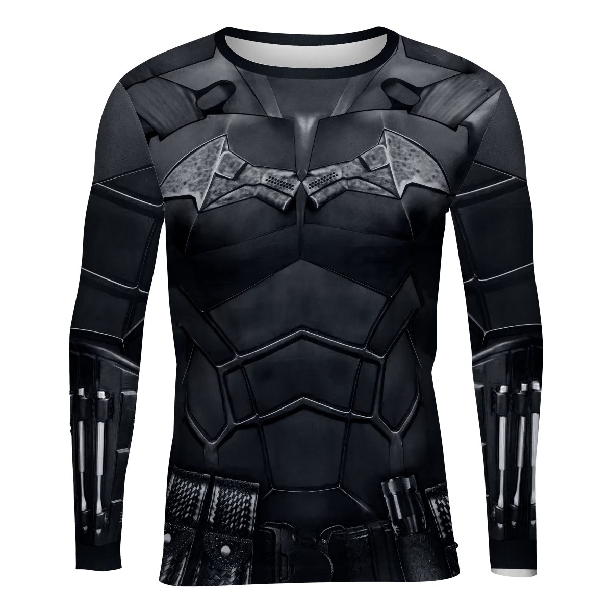 Playera Caballero Manga Larga Super Héroe Murciélago A0106