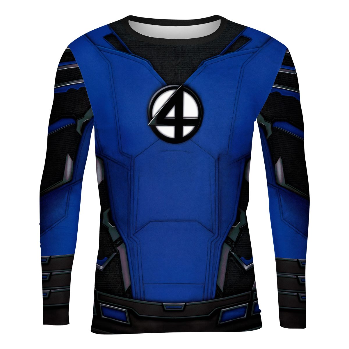 Playera Caballero Manga Larga Super Héroe 4F A0107