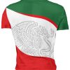 Playera Caballero Manga Corta México Águila Ondas A0108 - Imagen 2